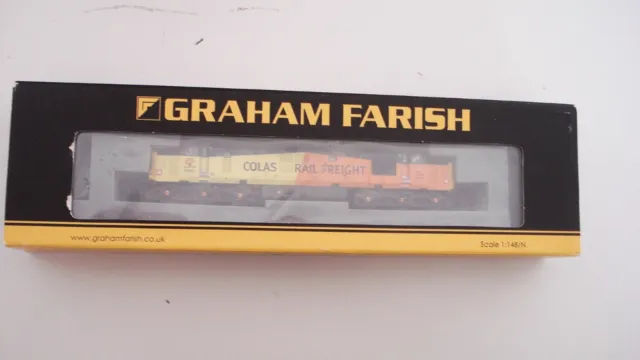 Graham Farish N Gauge, 371-173 Class 37 521 , Colas Railfreight Livery, Boxed