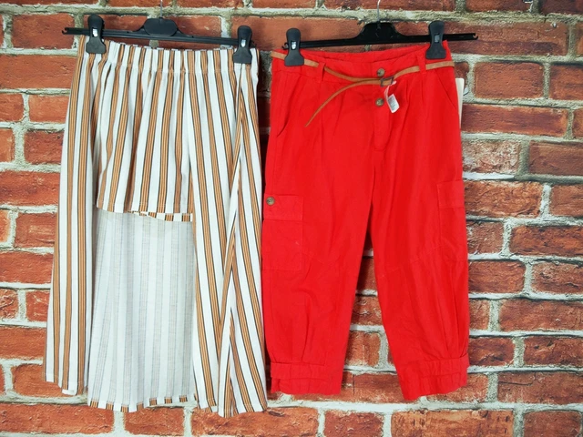 Pacchetto Ragazze Età 9-10 Anni Zara River Island Gonna Gonna Pantaloni Cargo 140Cm
