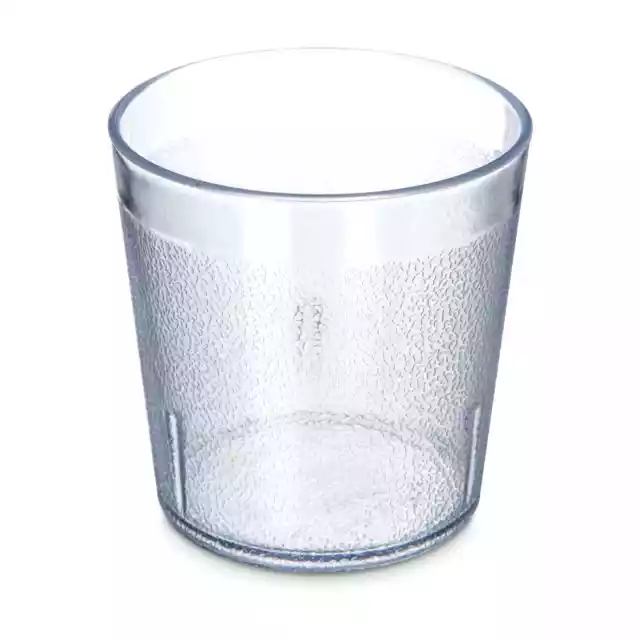 Carlisle 552907 Stackable 9 Oz. Clear Old Fashioned Tumbler