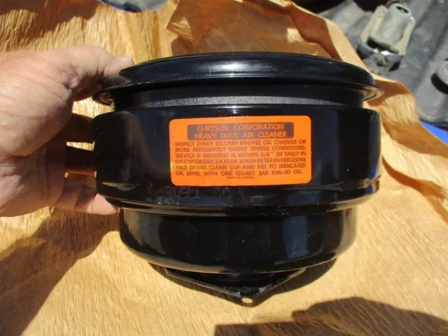 Dodge Wc Oil Bath Air Cleaner Late Model M37  G502 G507  M43 New In Box 890146