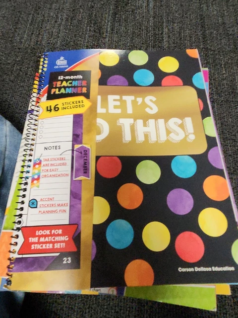 Carson-Dellosa Publishing Teacher Planners Celebrate Learning Theme 11 x 8 1/2