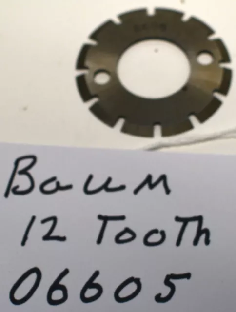 066005 12 tooth perf Baum Folder