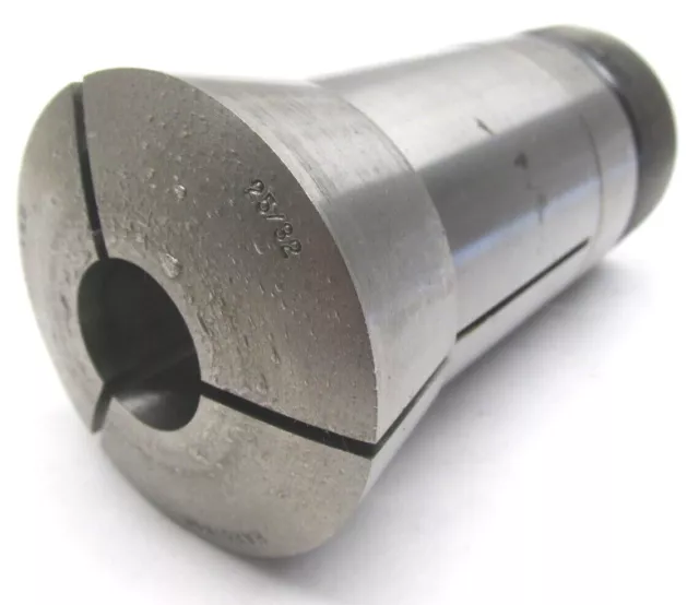 HARDINGE 25/32" 16C ROUND COLLET w/ INTERNAL THREADS
