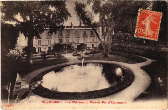 CPA VIRY-CHATILLON Chateau du Pied-de-Fer d'Aiguemont (13574674)