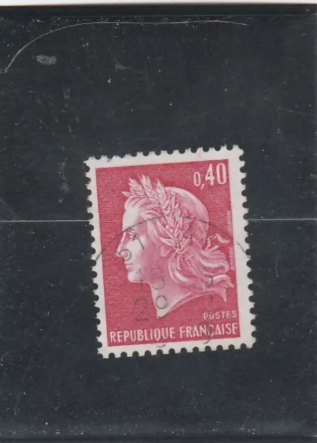 L6914 FRANCE Timbre Y&T N° 1536B de 1967-69 " Marianne de Cheffer "   Oblitéré