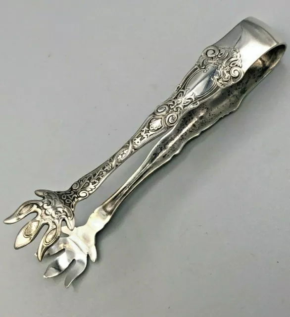 Berain by Wallace Sterling Silver Sugar Tongs 4.5", gently used