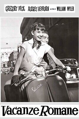 Poster Manifesto Locandina Pubblicità Stampa Vintage Cinema Film Audrey Hepburn