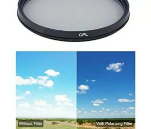 UV/CPL Filter For Canon Nikon Sizes 39/49/52/55/58/62/67/72/77/82/95/105/112 mm 2