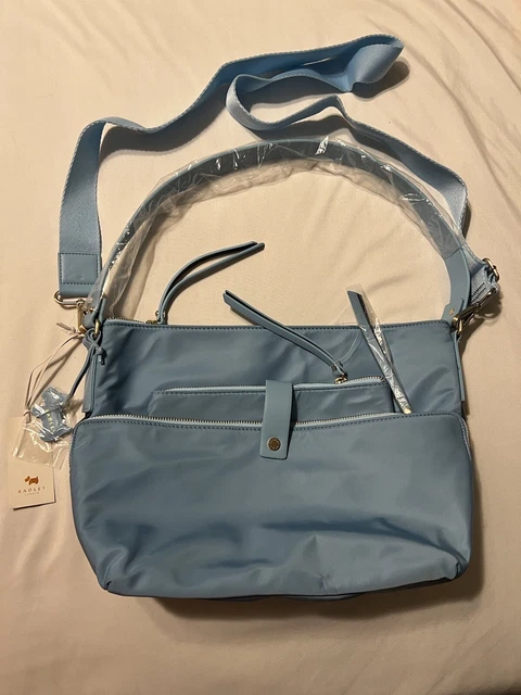 RADLEY LONDON ALPHA Road Nylon Medium Zip Top Multiway Melon