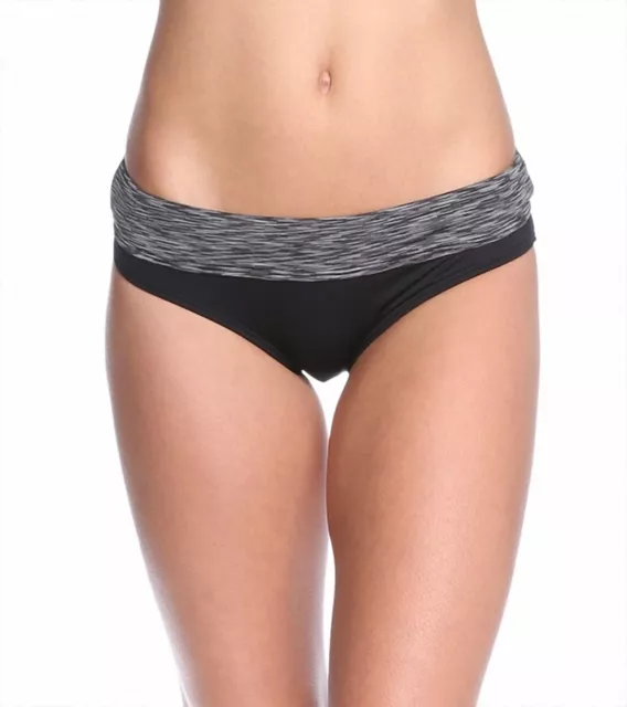 TYR Sonoma Active Banded Womens Swimwear Hipster Bikini Bottom Black Size S