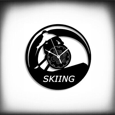 OROLOGIO DA PARETE - SKIING SCI SCIARE - Sport Montagna - Idea Regalo