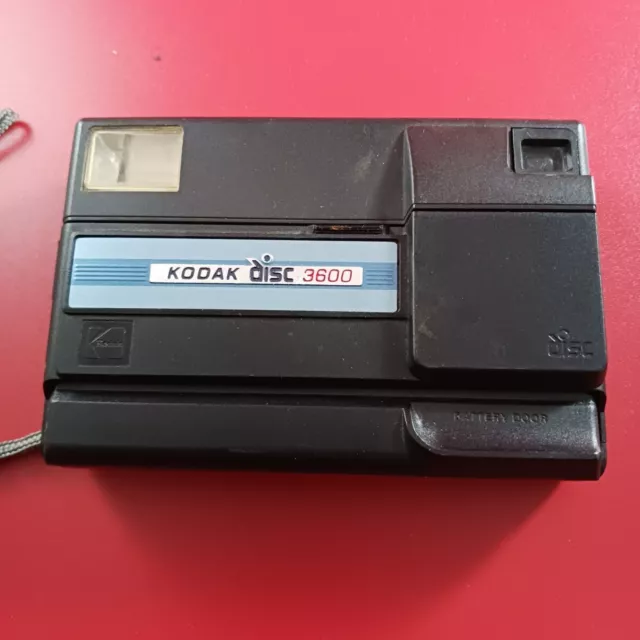 CÁMARA DE PELÍCULA DE COLECCIÓN KODAK DISC 3600 con FLASH-VA7