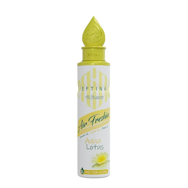 Refrescante de aire EFTINA de Al-Nuaim | Sin alcohol | 250 ml (Aqua Lotus)