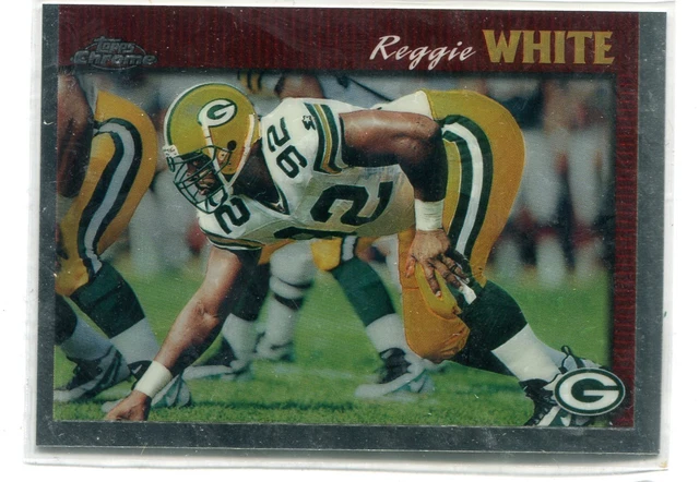 1997 Topps Chrome Reggie White Base Card #124 HOF GREEN BAY PACKERS