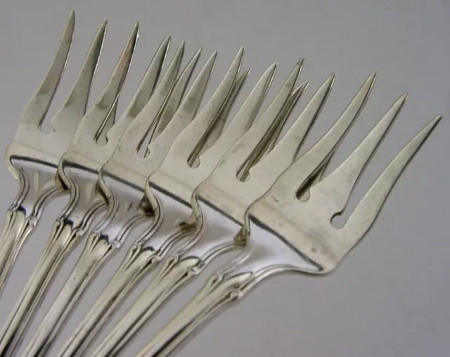 ART NOUVEAU AMERICAN GORHAM STERLING SILVER FORKS ANTIQUE 1911 92g