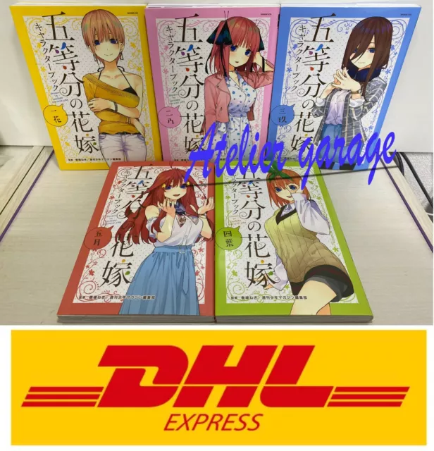 Japanese Manga Comic Book Go 5 toubun no hanayome vol.1-14 Complete set New  DHL