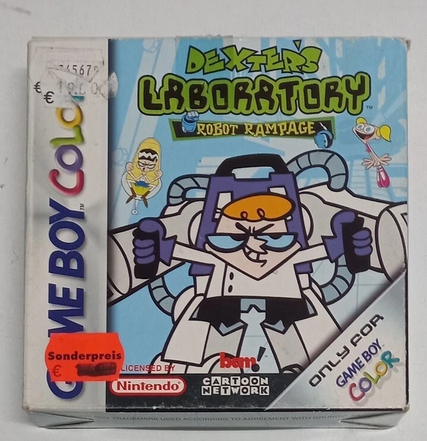 GAME BOY COLOR Dexter's Laboratory Robot Rampage In Ovp - Nintendo ...