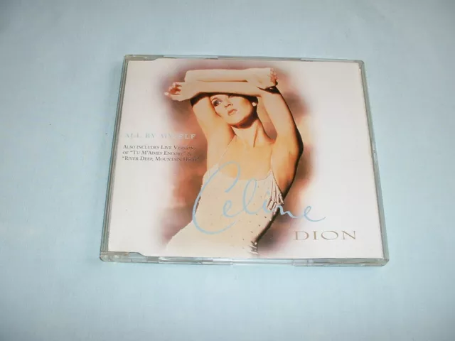 CELINE DION UK 1996 CD Single - All By Myself Incl Live Tracks TINA TURNER COVER