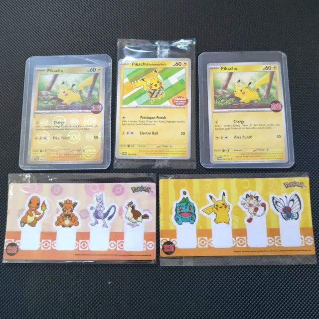 TCG Pokemon Pikachu Journey Berkemeja Batik Indonesia Choki Choki Holo & NonHolo