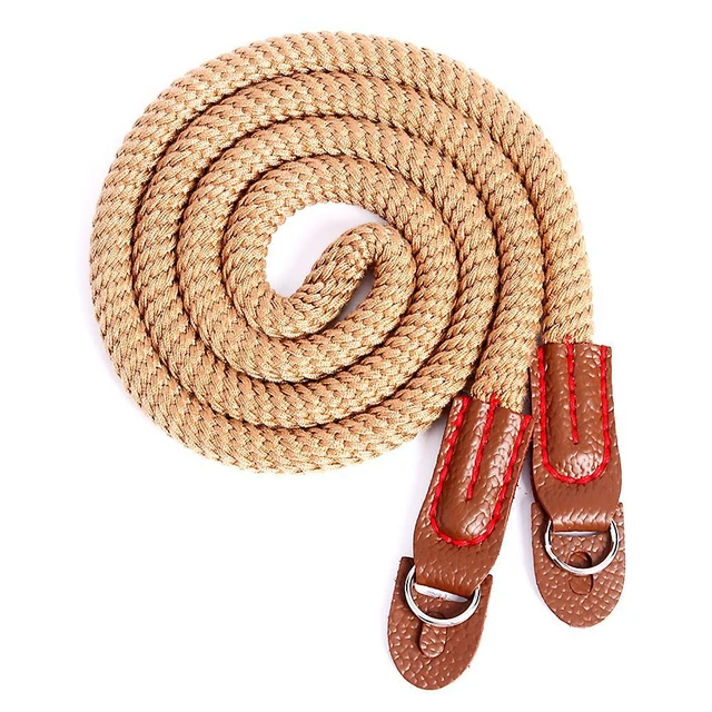 100 cm Correa de hombro universal para cámara cinturón transpirable algodón cámara (camello)