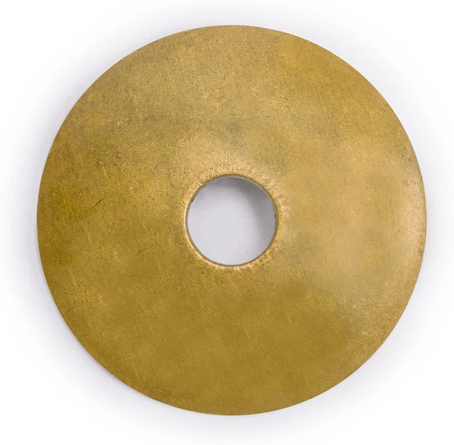 Hardware Philosophy Convex round Brass Backplate Washers Hardware 1.1" - Set of