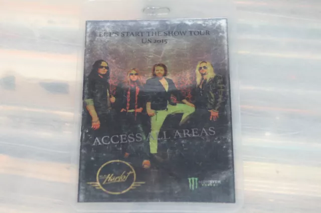 Whitesnake - Laminated Backstage Pass -  FREE SHIPPING