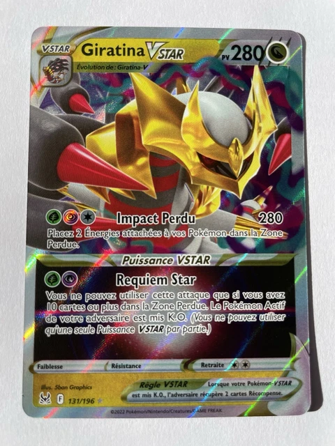 Carte Pokémon Giratina Vstar 131/196 EB11 Epée & Bouclier Origine Carte Pokémon Giratina Vstar 131/196 EB11 Epée & Bouclier Origine