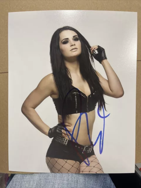 PAIGE Signed 8x10 WWE RAMPAIGER WRESTLING Photo Autograph Beckett COA A12