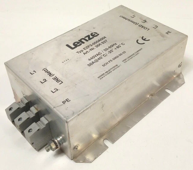 Lenze EZF3-050A004 Entstörfilter 356 537 Filter, Modul 356537 SCH FS 5052-50-33