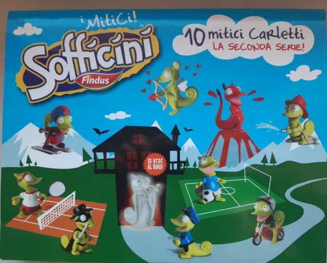 Sofficini Findus QUEL MITO DI CARLETTO MITICI CARLETTI Serie 2 10 personaggi