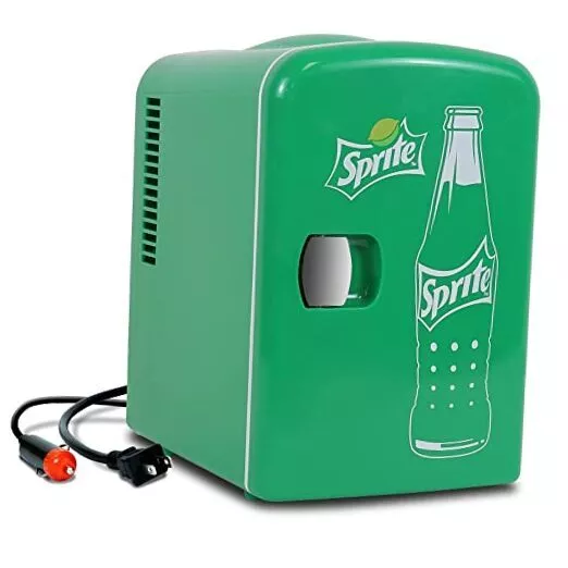 Coca-Cola Sprite 4L Portable Cooler/Warmer, Compact Personal Travel Green