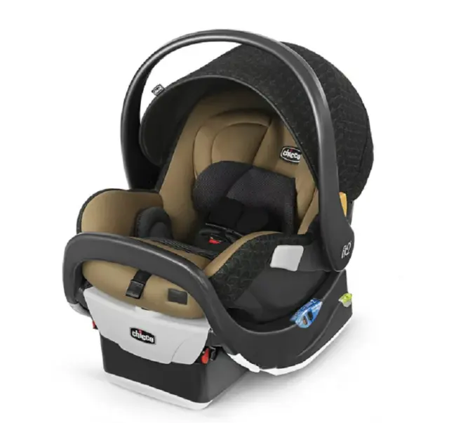 Chicco Fit2 35 lbs Infant & Toddler Car Seat - Cienna (Black/Tan)