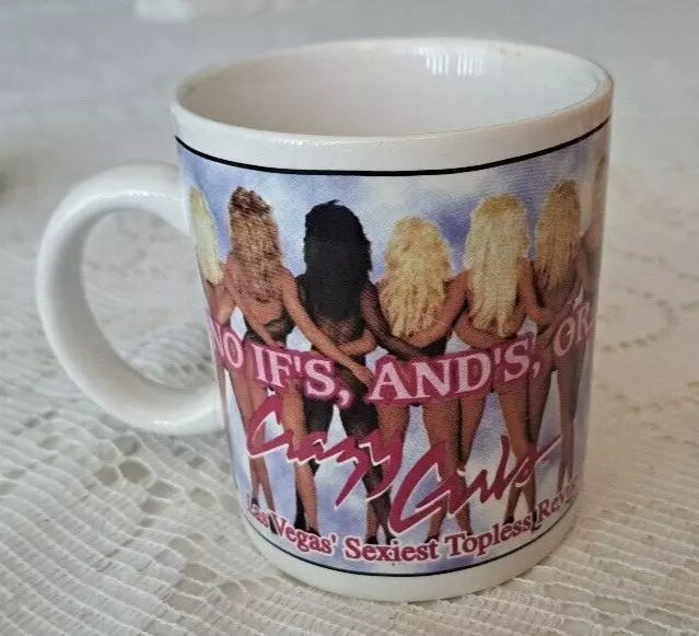 Vintage Riviera Las Vegas Casino CRAZY GIRLS Ceramic Mug ON SALE!