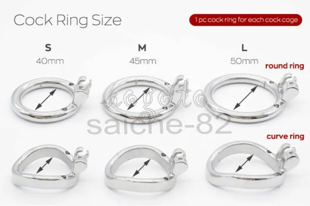Stainless Steel 3size Male Chastity Cage Ultra Small Metal Device 3