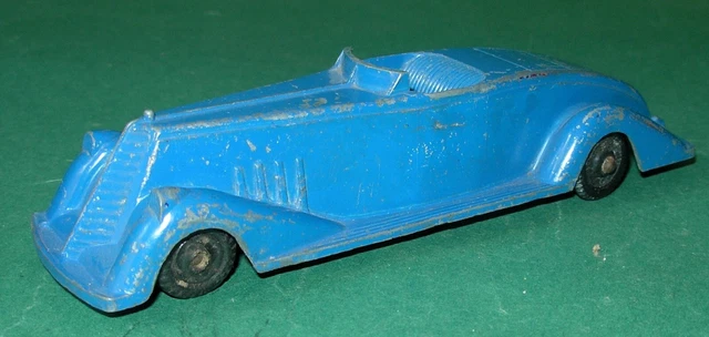 RARE 1930S VINTAGE Metal Masters Co Toy Car Auto Cadillac Roadster Cast