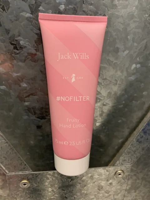 Jack Wills - NO FILTER - Fruity Hand Lotion 75ml X 30 ***JOB LOT***