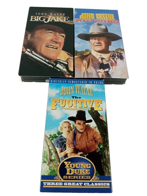 BIG JAKE RIO Lobo The Fugitive VHS VCR Video Tape Used Movies John ...