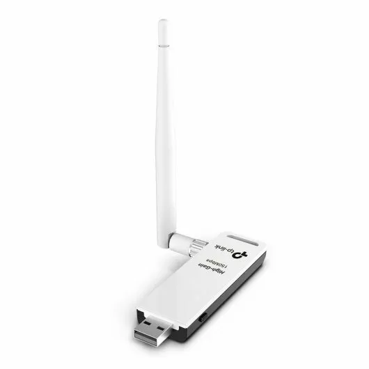 TP-LINK TL-WN722N Adaptador WIFI 802.11n INALAMBRICO USB Antena externa 4 DBI 3