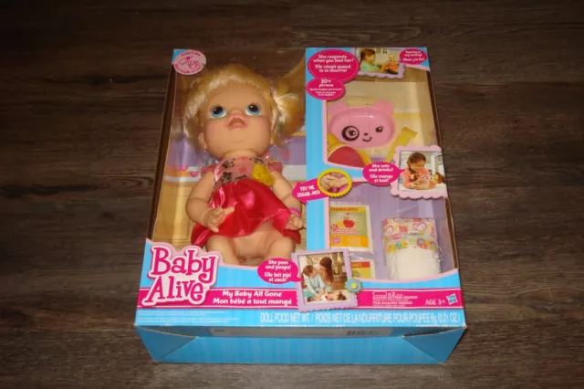Hasbro baby alive My Baby All Gone, Blonde, Speaks English & French
