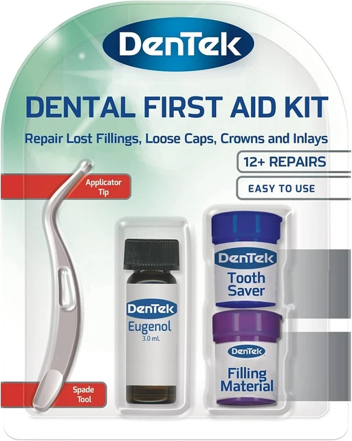 DENTEK STRONG TEETH Tooth Repair Permanent Dental Cement Cavity