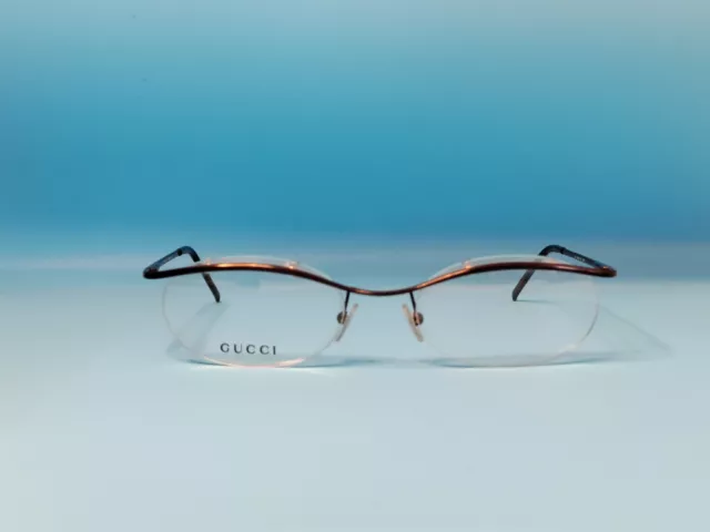 Vintage Nos Gucci Gg 1655 T6T Eyeglasses Frame Made In Italy 52/19 #B83