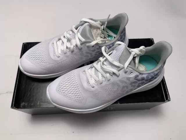 Zapatos de golf para mujer FootJoy FJ Flex blancos grises talla 7 (95767)