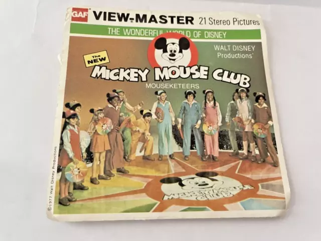 VINTAGE GAF VIEW Master Reels MICKEY MOUSE CLUB Mouseketeer pics