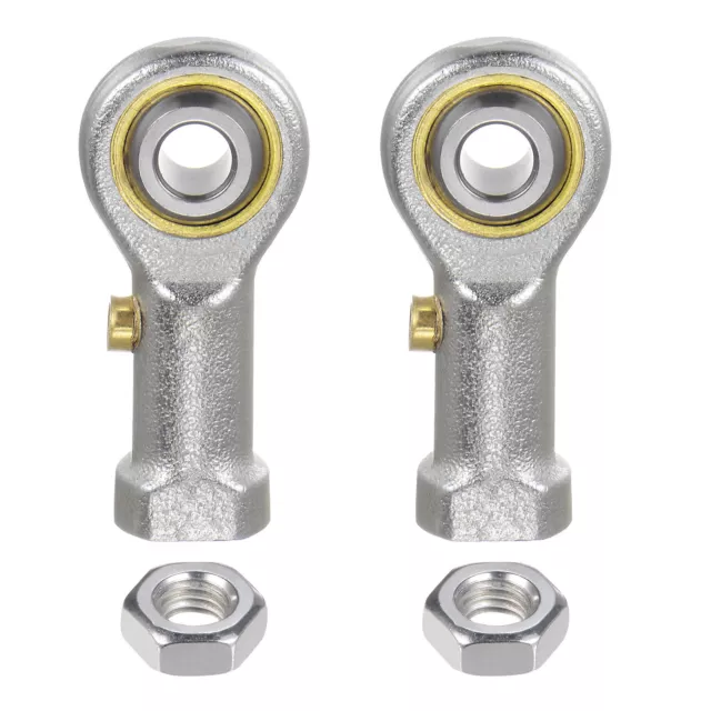 2pcs PHS5 M5 Female Rod End Bearing M5x0.8 Right Hand Thread,Includes Jam Nut