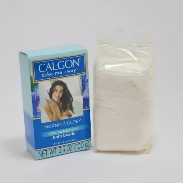 Calgon Morning Glory Ultra Moisturizing Bath Beads Soft Petals Scents 3.5 fl oz