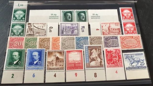 briefmarken deutsches reich lot postfrisch