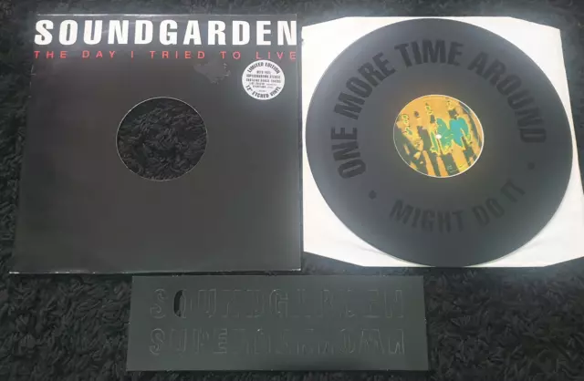 Soundgarden The Day I Tried To Live UK press von 1994 A&M 5805951 ETCHED Limited