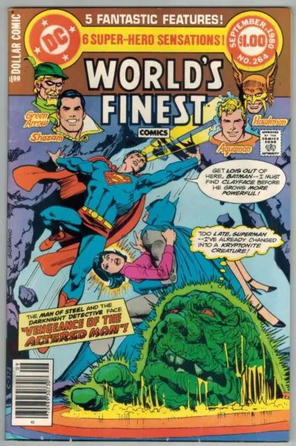 World's Finest Comics 264  Superman/Batman  SHAZAM Black Adam  1980 Fine DC