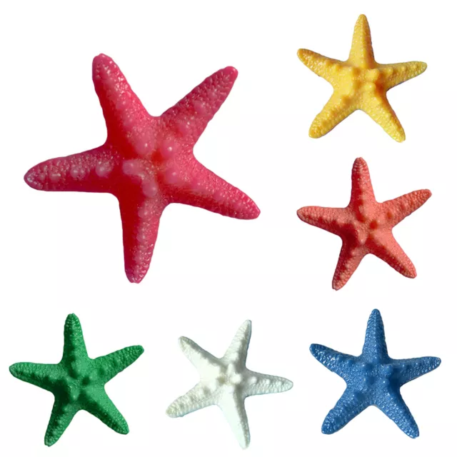 5Pcs Resin Starfish Ornament Beach Ocean Sea Star Home Wall Party Decoration 85