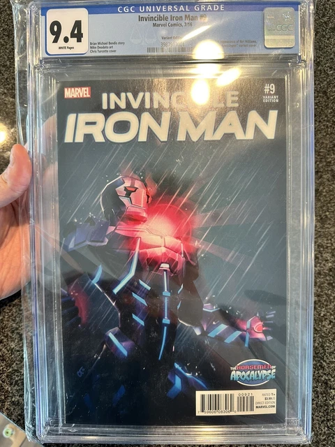Invincible Iron Man #9 - Marvel 2016 CGC 9.4 1st App Riri Williams Variant